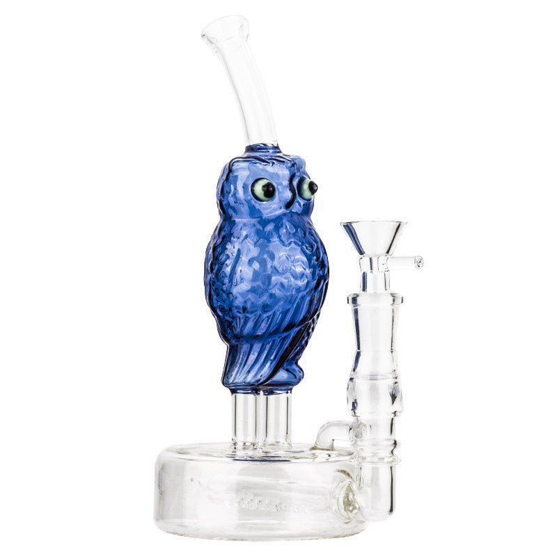 8 Owl Theme Glass Bong