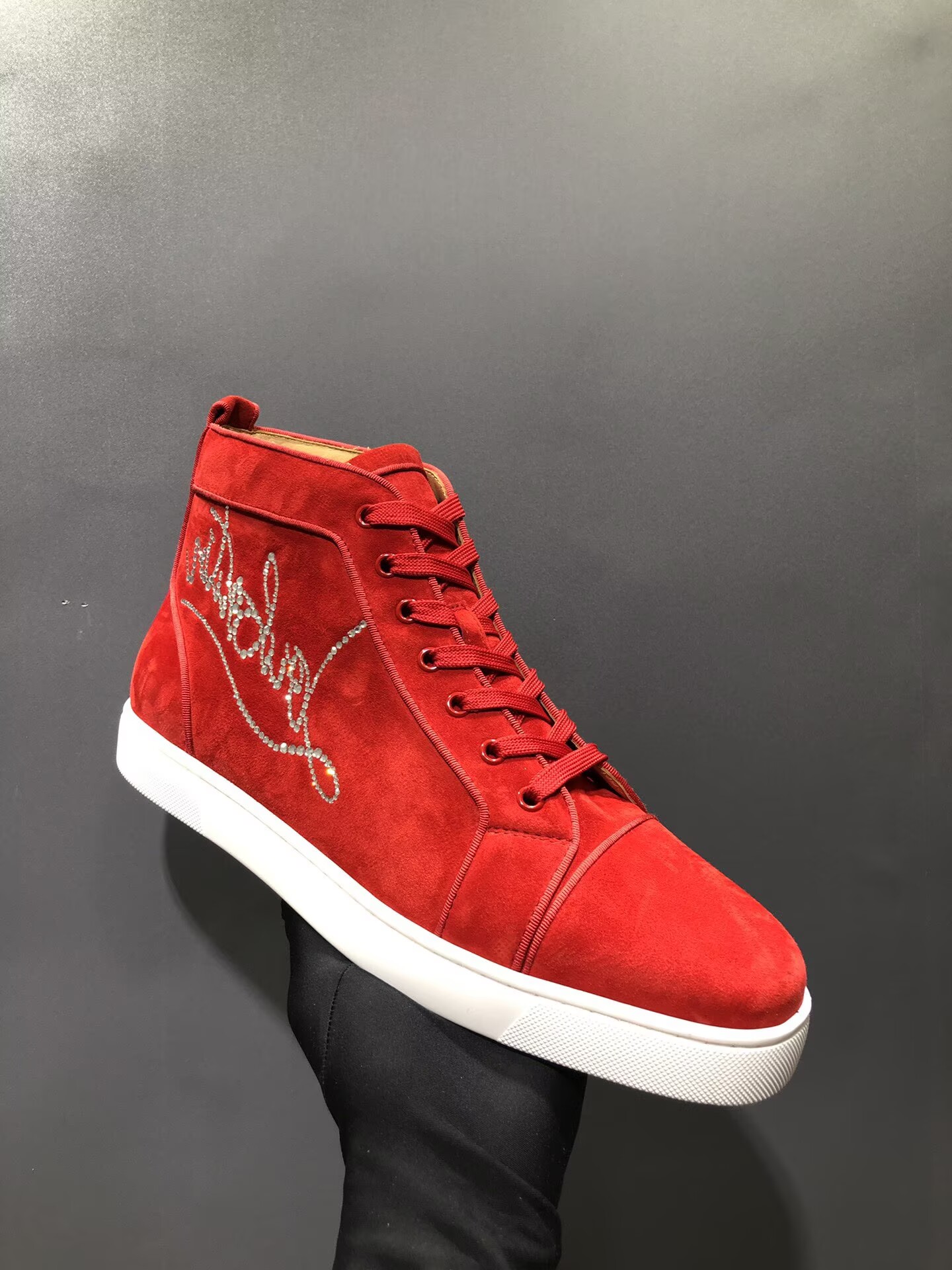 Christian Louboutin Red bottom High-Top - CCSHOES