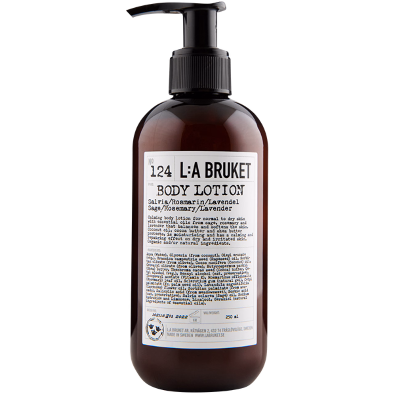 124 Body Lotion Sage/Rosemary/Lavender