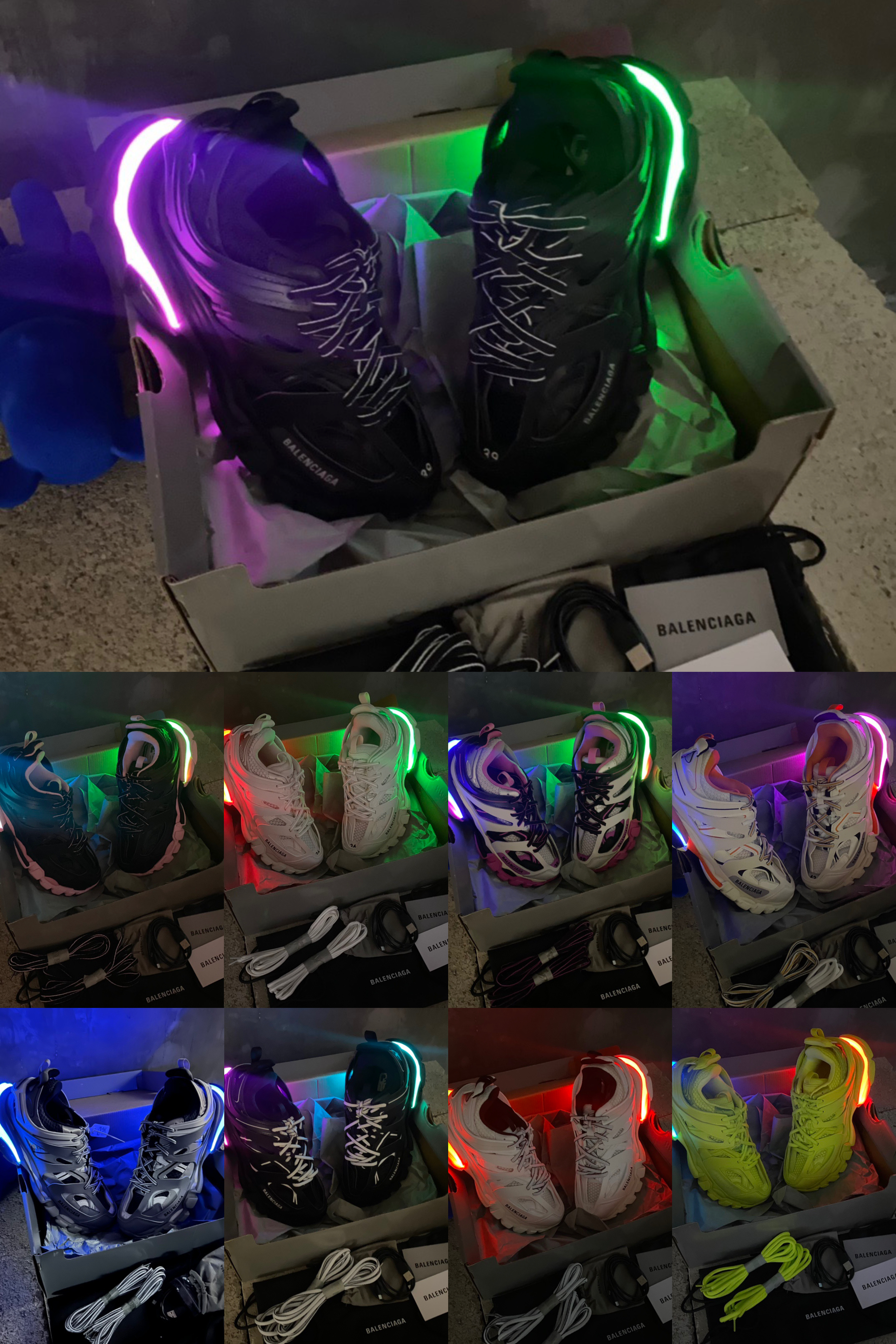 BLCG Track Trainer Pink Lighted 542436 W2LA1 5842 LED - CCSHOES