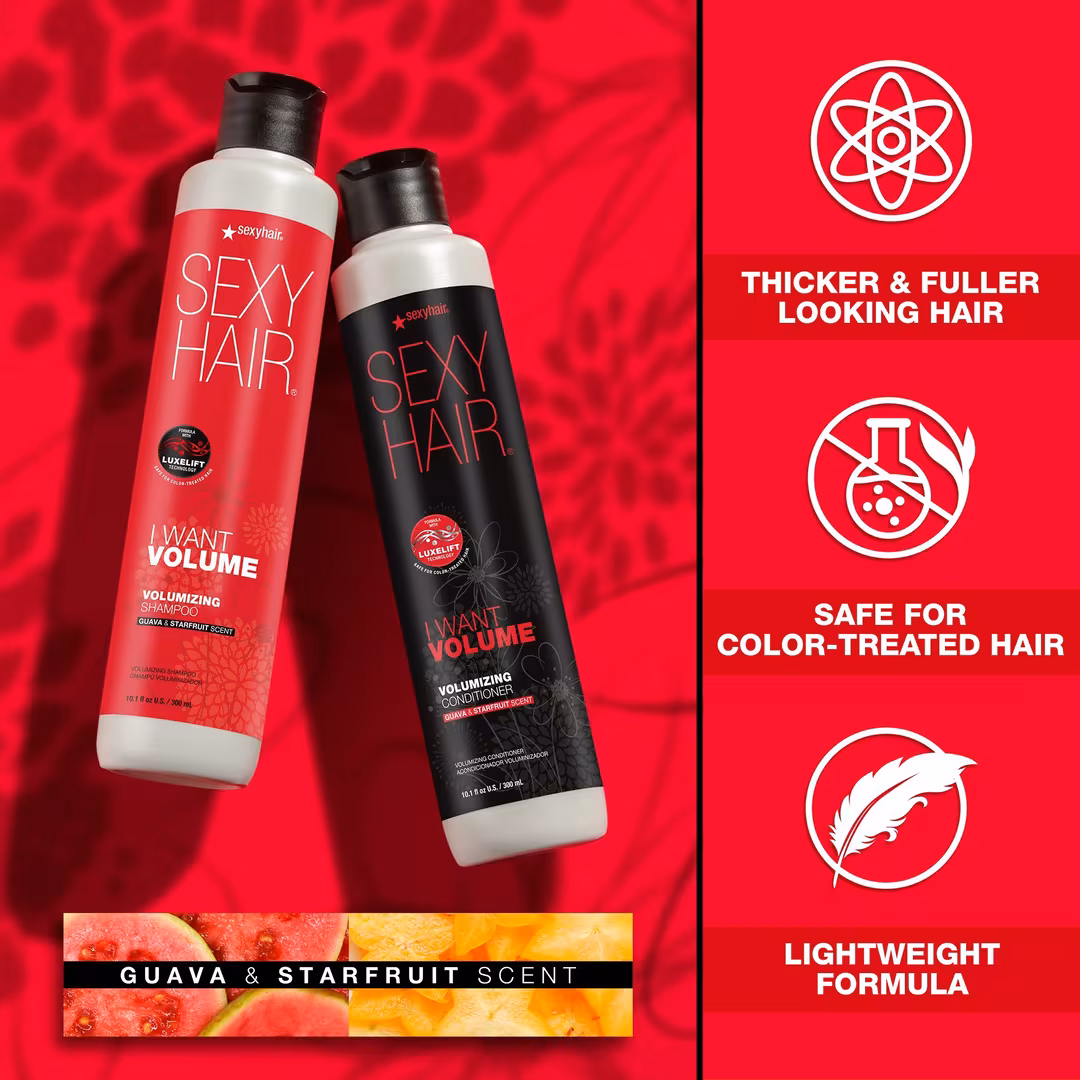 Sexy Hair  I WANT VOLUME Volumizing Conditioner