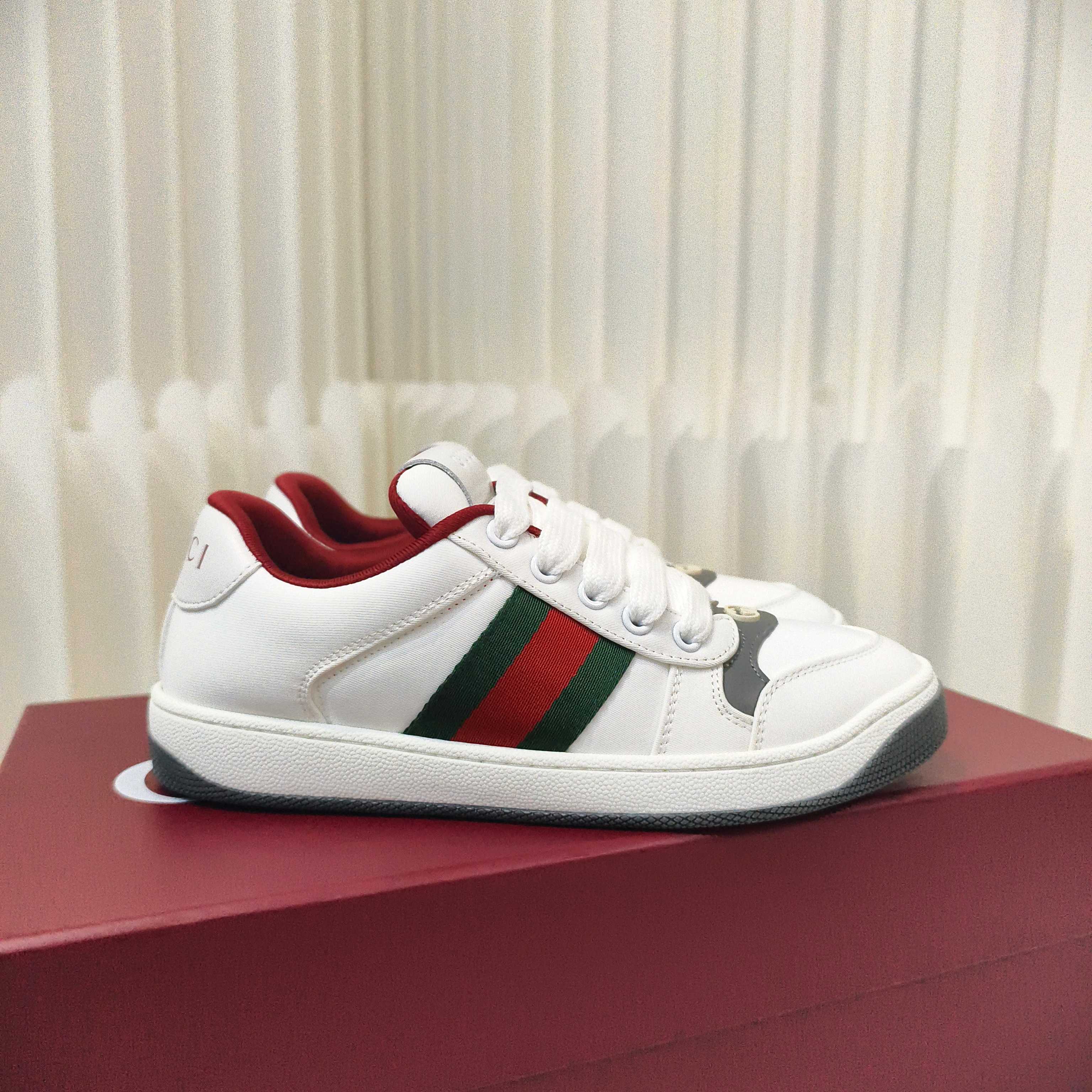 Gucci Web Stripe Low-Top Sneakers
