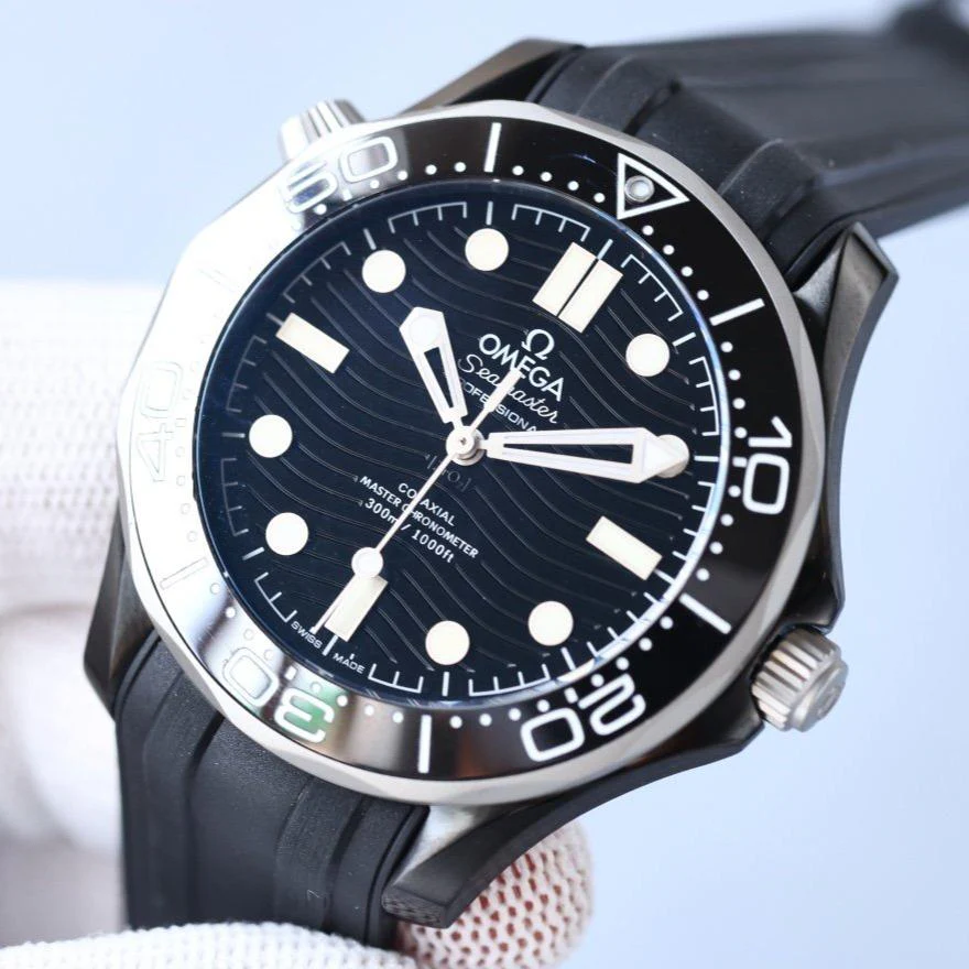 Omega Watch SEAMASTER PROFESSIONAL 300M DIVER BLACK CASE LIMITED EDITION