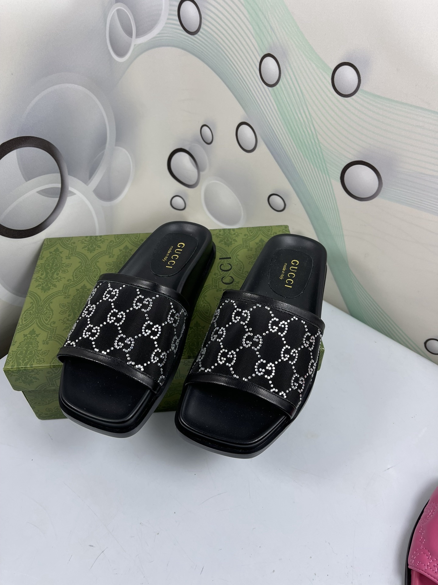 Gucci Mesh Mule Sandals