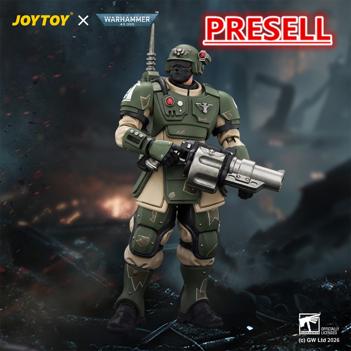 JOYTOY Warhammer 40,000 Astra Militarum Kasrkin - JOYTOY WORLD