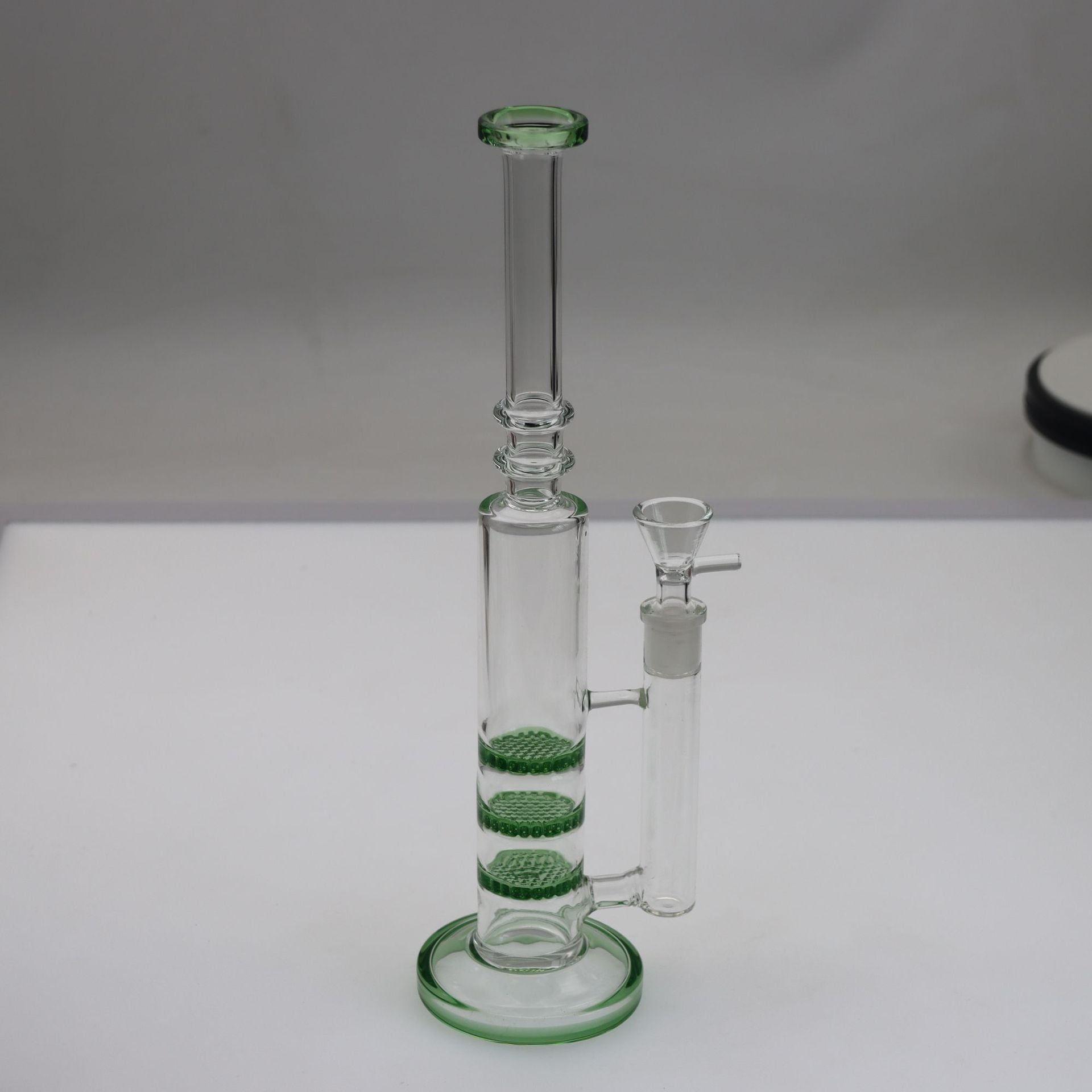 6 Mini Triple Honeycomb Perc Glass Bong