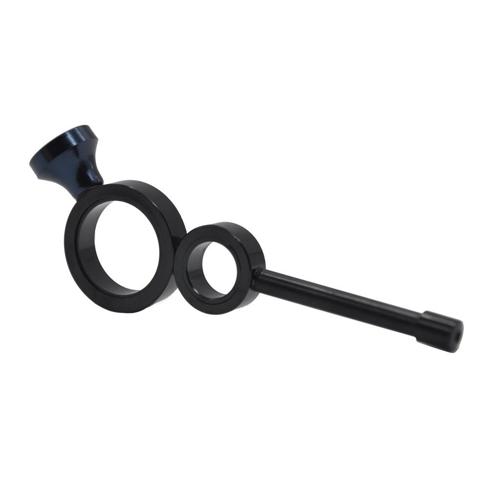 Creative Two Ring Weed Pipe