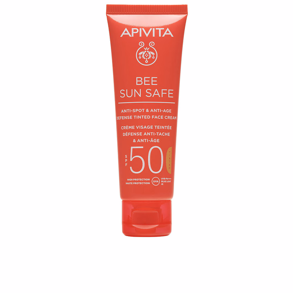 BEE SUN SAFE Anti-Aging- und Anti-Pigmentflecken-getönte Creme LSF 50