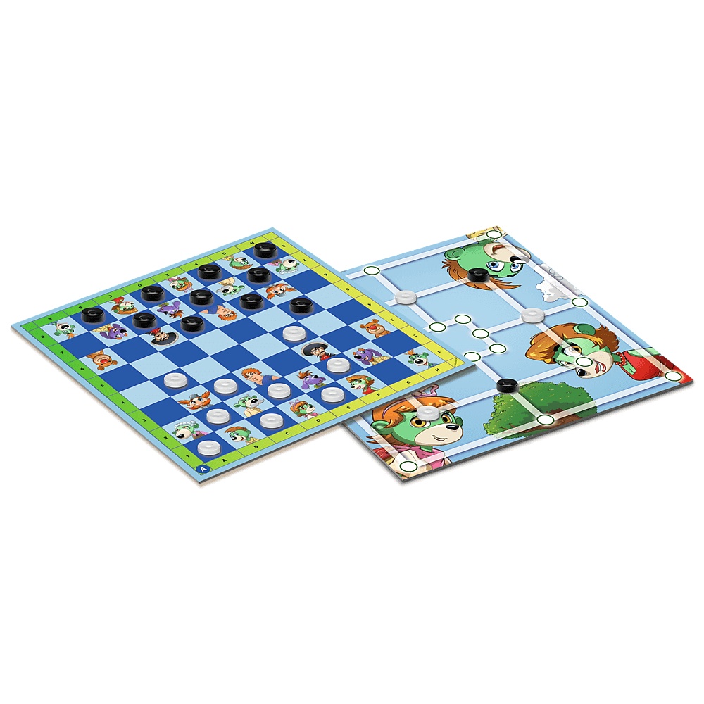 Gra Planszowa Warcaby I Młynek, Rodzina Treflików