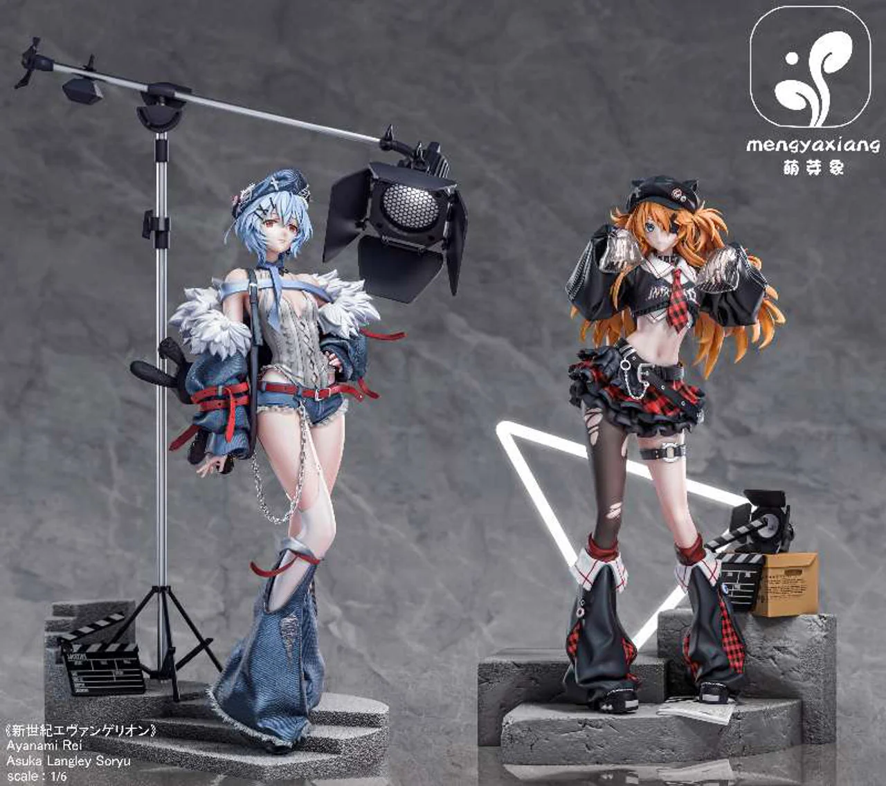 Eve Genesis Evangelion - Asuka & Ayanami Rei | 1:6 Resin Statue | by MengYaXiang Studio