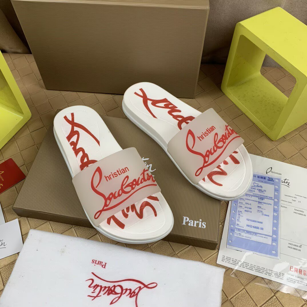 CHRISTIAN LOUBOUTIN SLIPPERS - CCSHOES