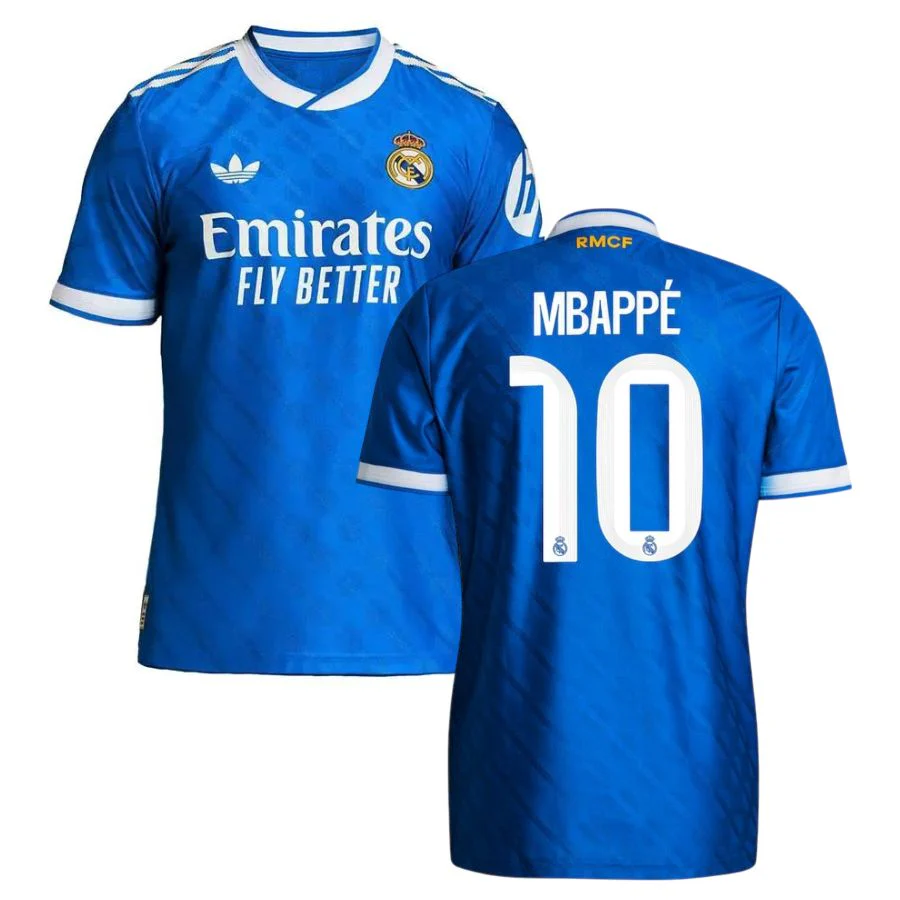 Mbappe Real Madrid Third Blue Jersey Men 2025 2026