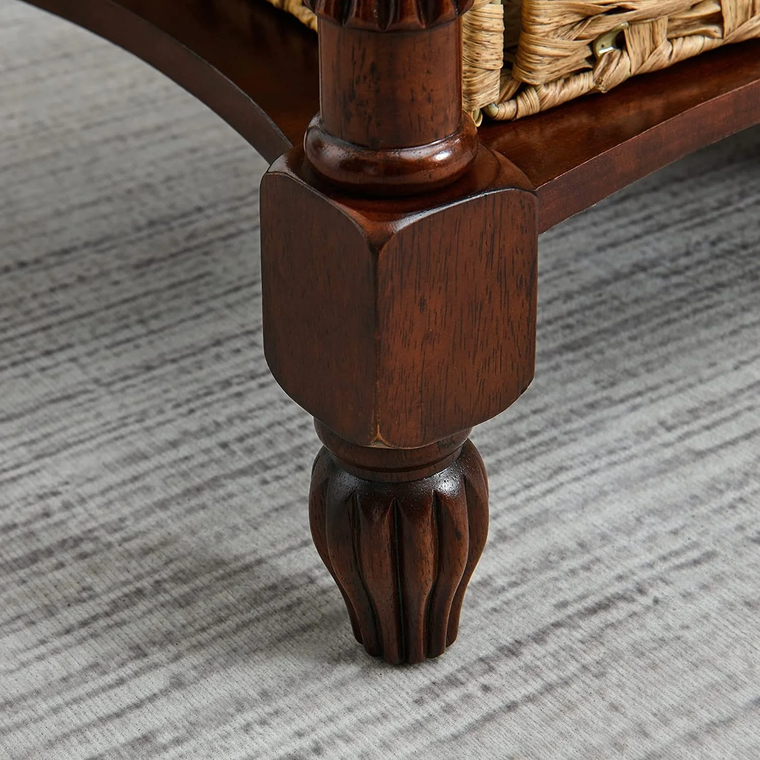 Solid Wood Coffee Table Console Table with Storage Drawer Square Side Table End Tables