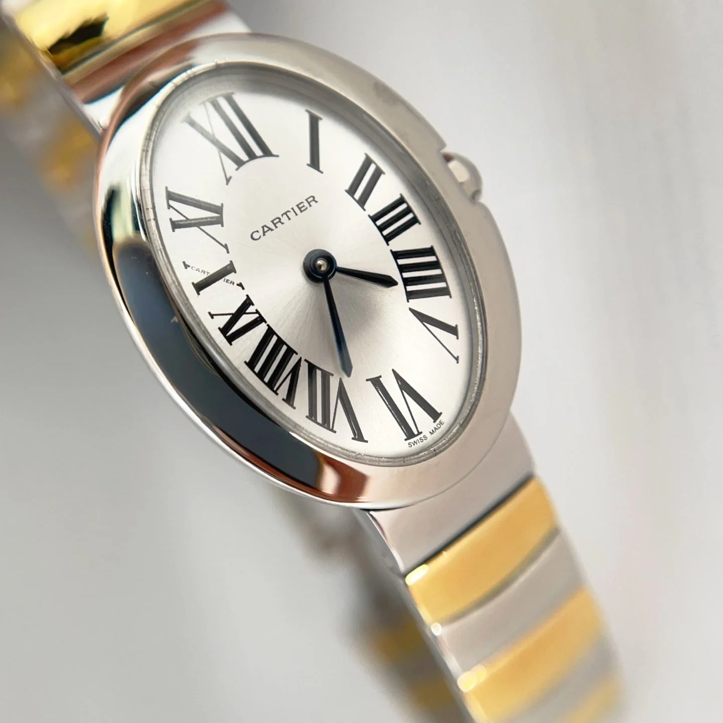 Cartier Watch Baignoire 23mm Two-Tone Yellow Gold