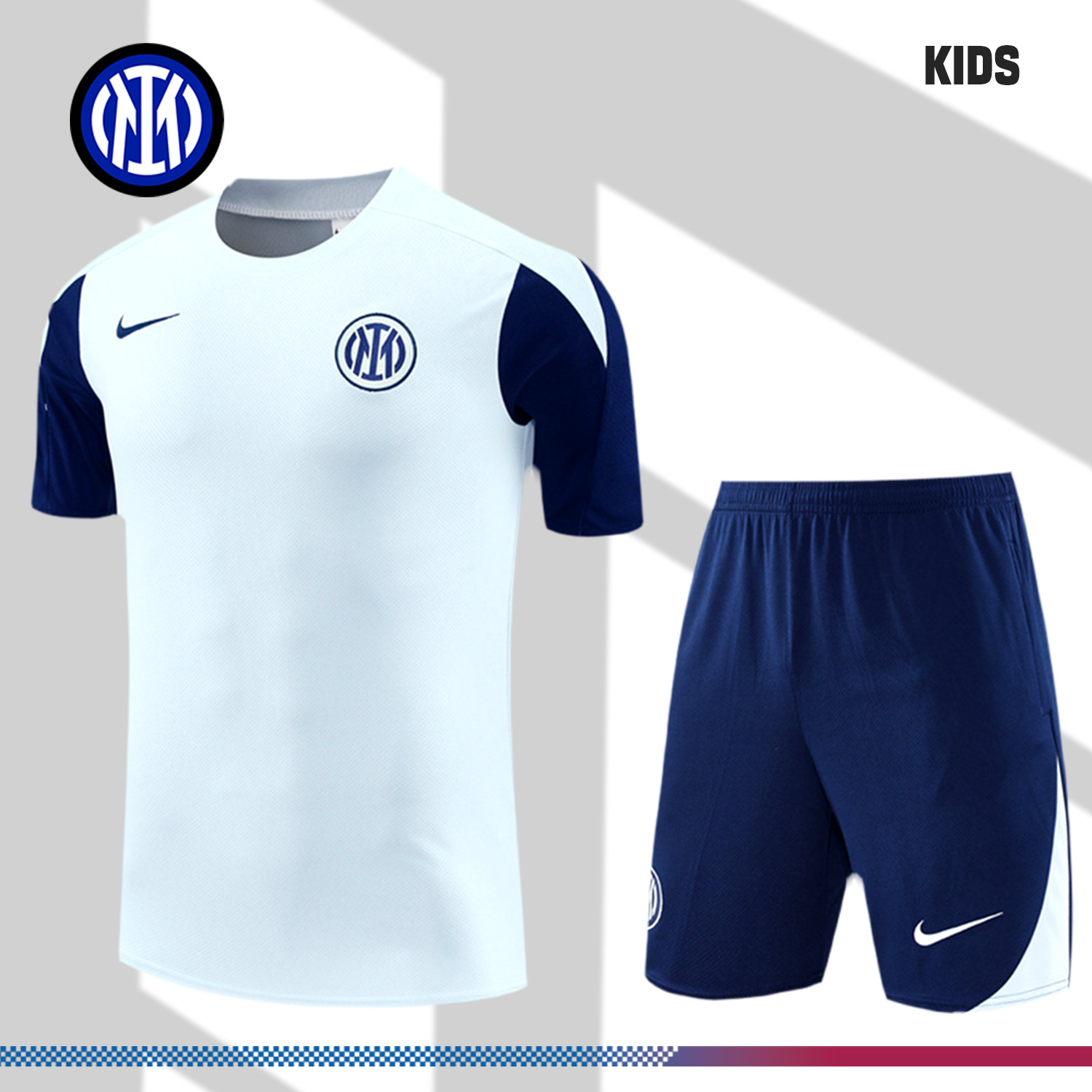 2025/2026 Inter Milan Short Sleeve Training Kit (Kids Kit)