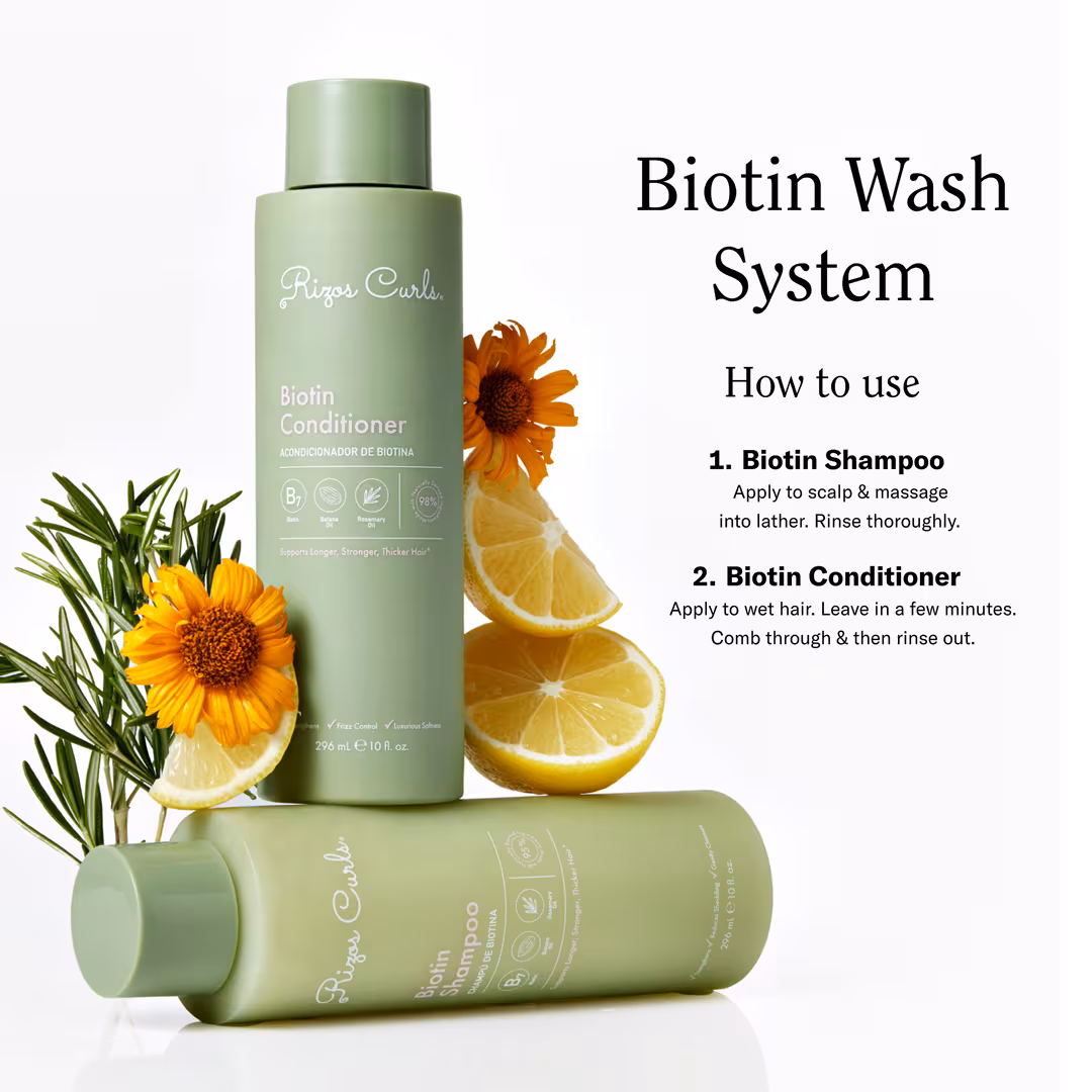 Rizos Curls  Biotin Wash Bundle