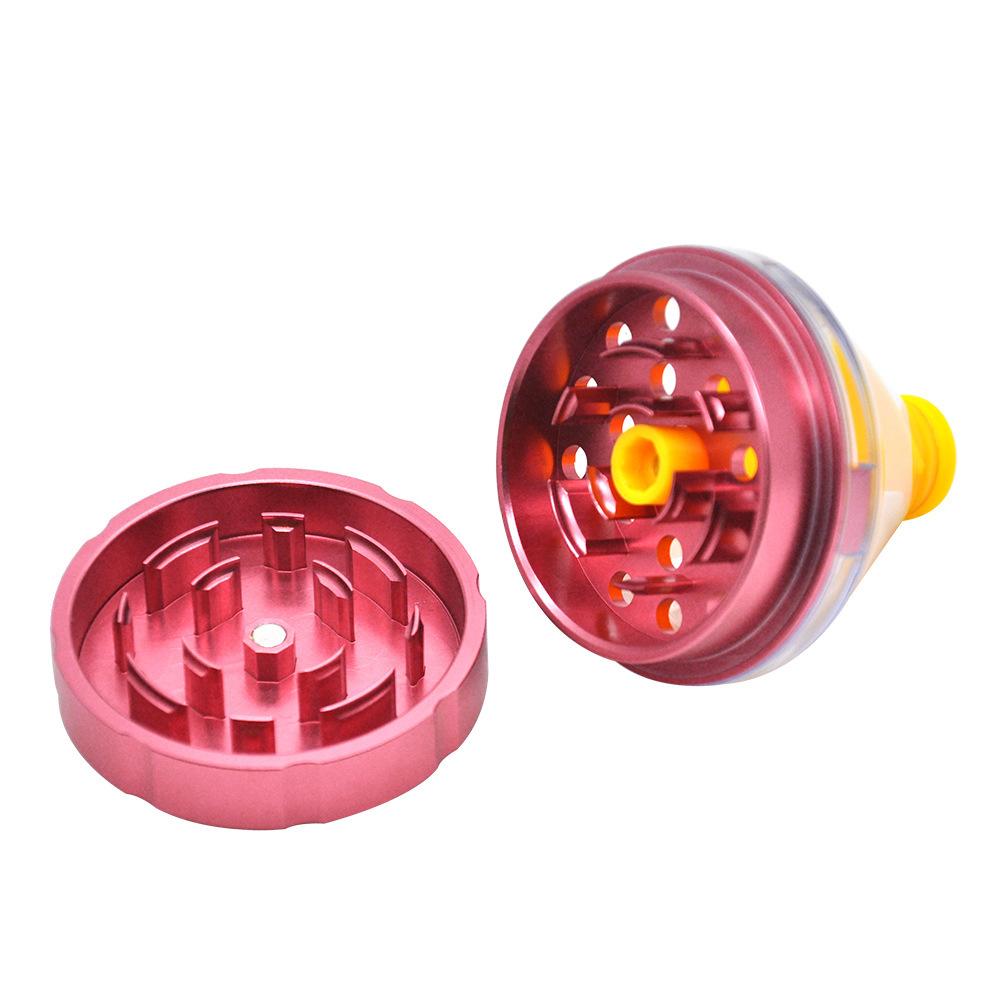 Funnel Aluminum Alloy Weed Grinder 2 Layer