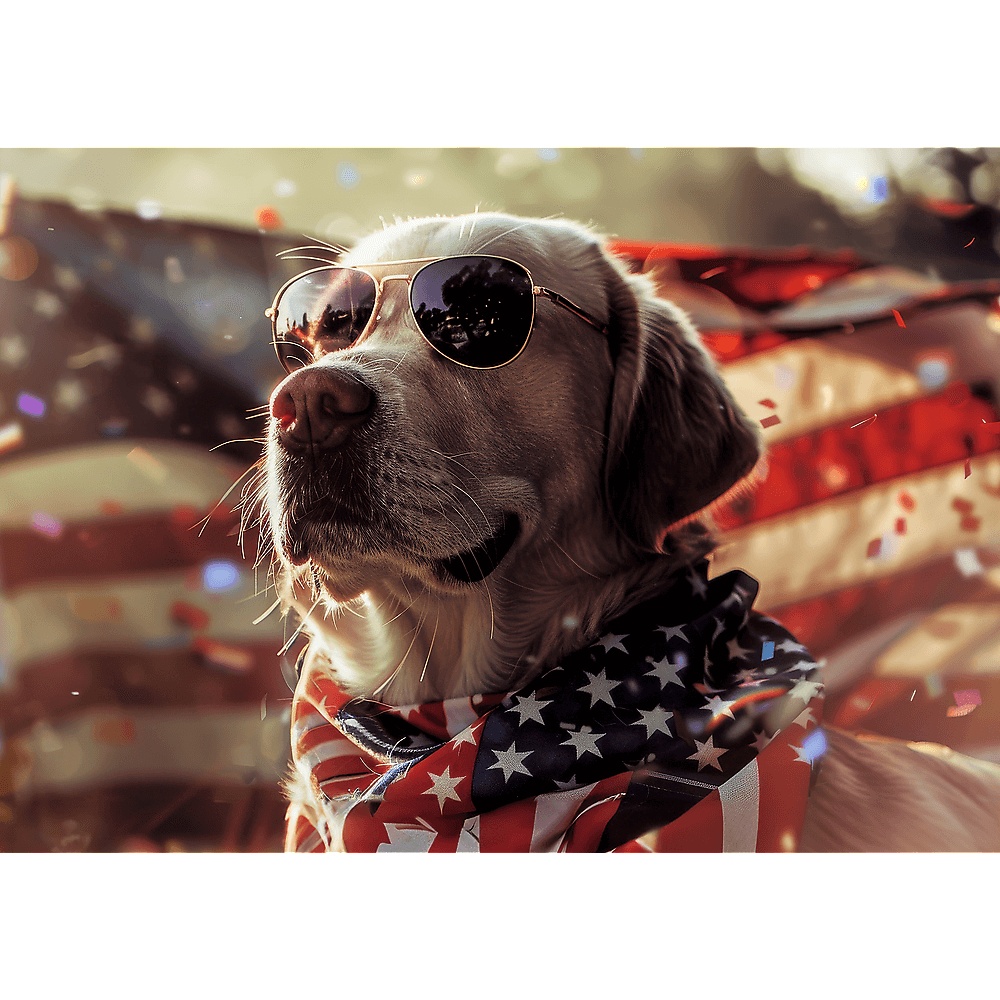 Puzzle 1000 El. Usa Collection: American Dog