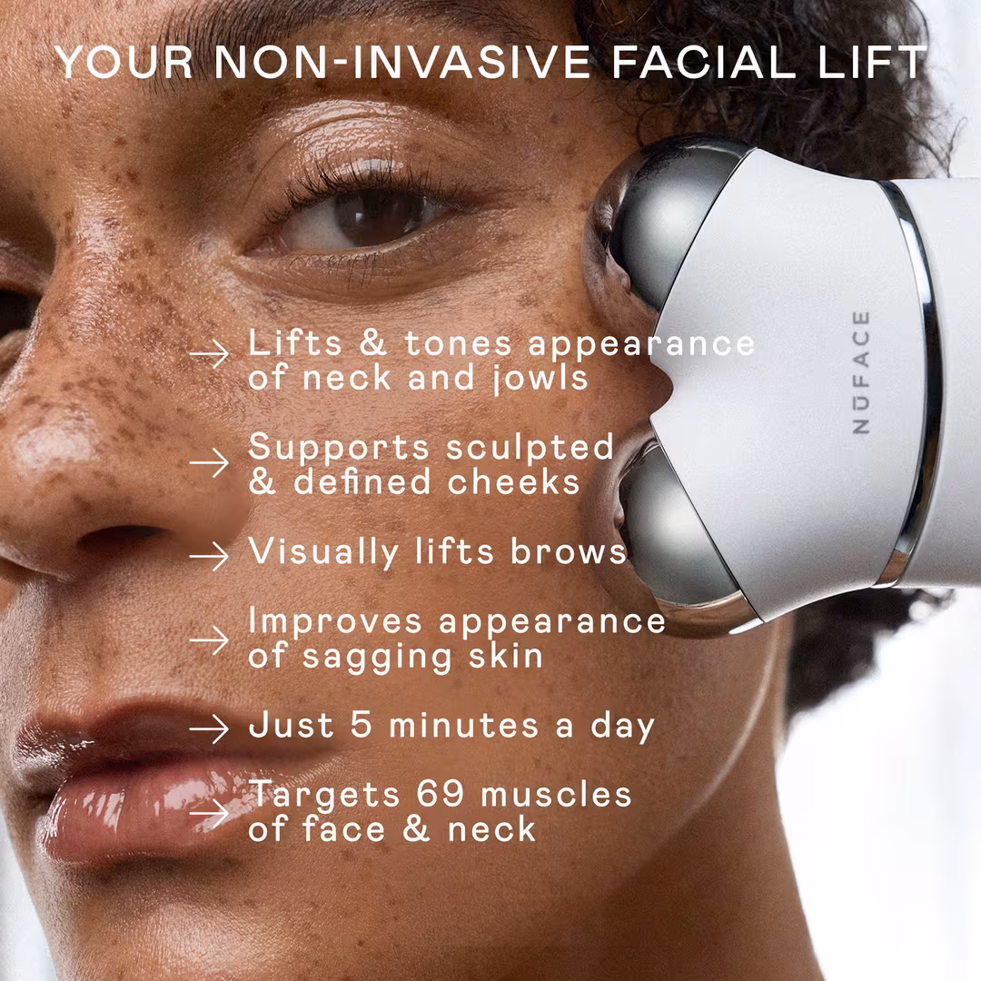 NuFACE  TRINITY+ Smart Microcurrent Facial Toning Starter Kit