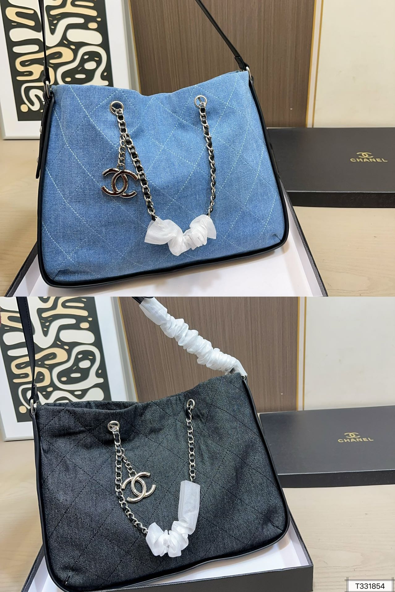 Chanel Denim Tote Bag