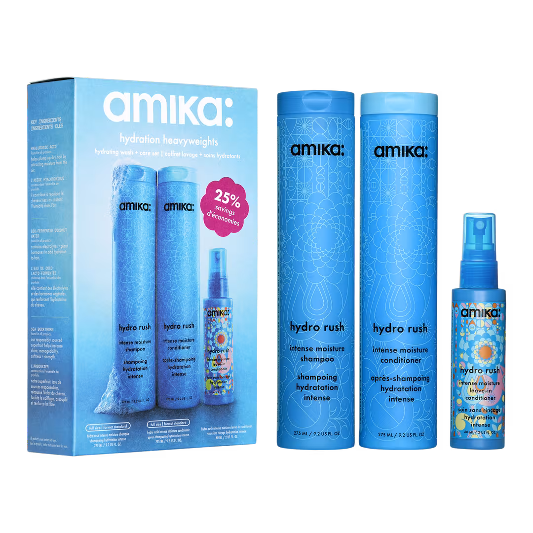 amika  Hydration Heavyweights Wash + Care Set