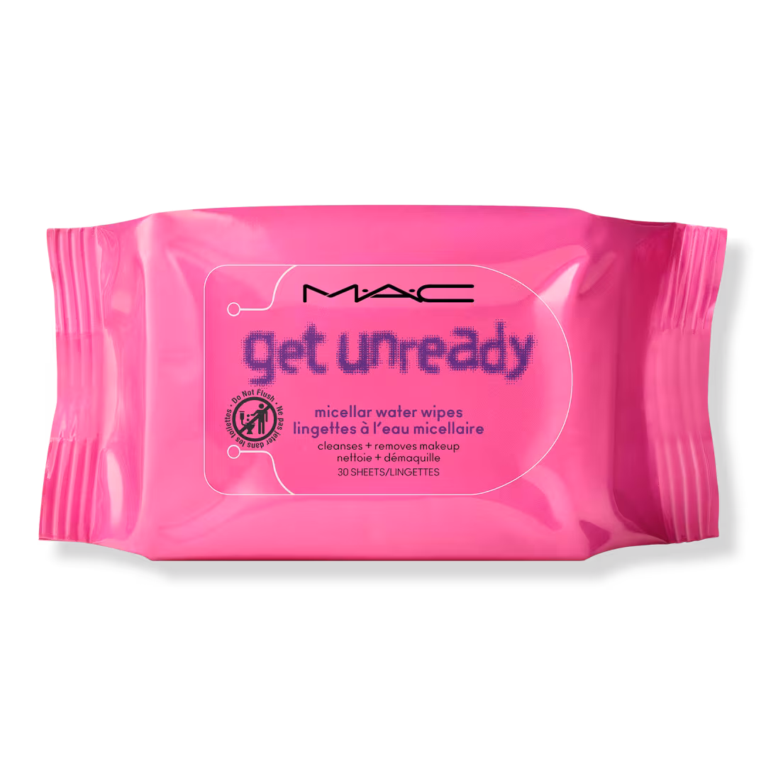 MAC  Get Unready Micellar Water Makeup Remover Wipes