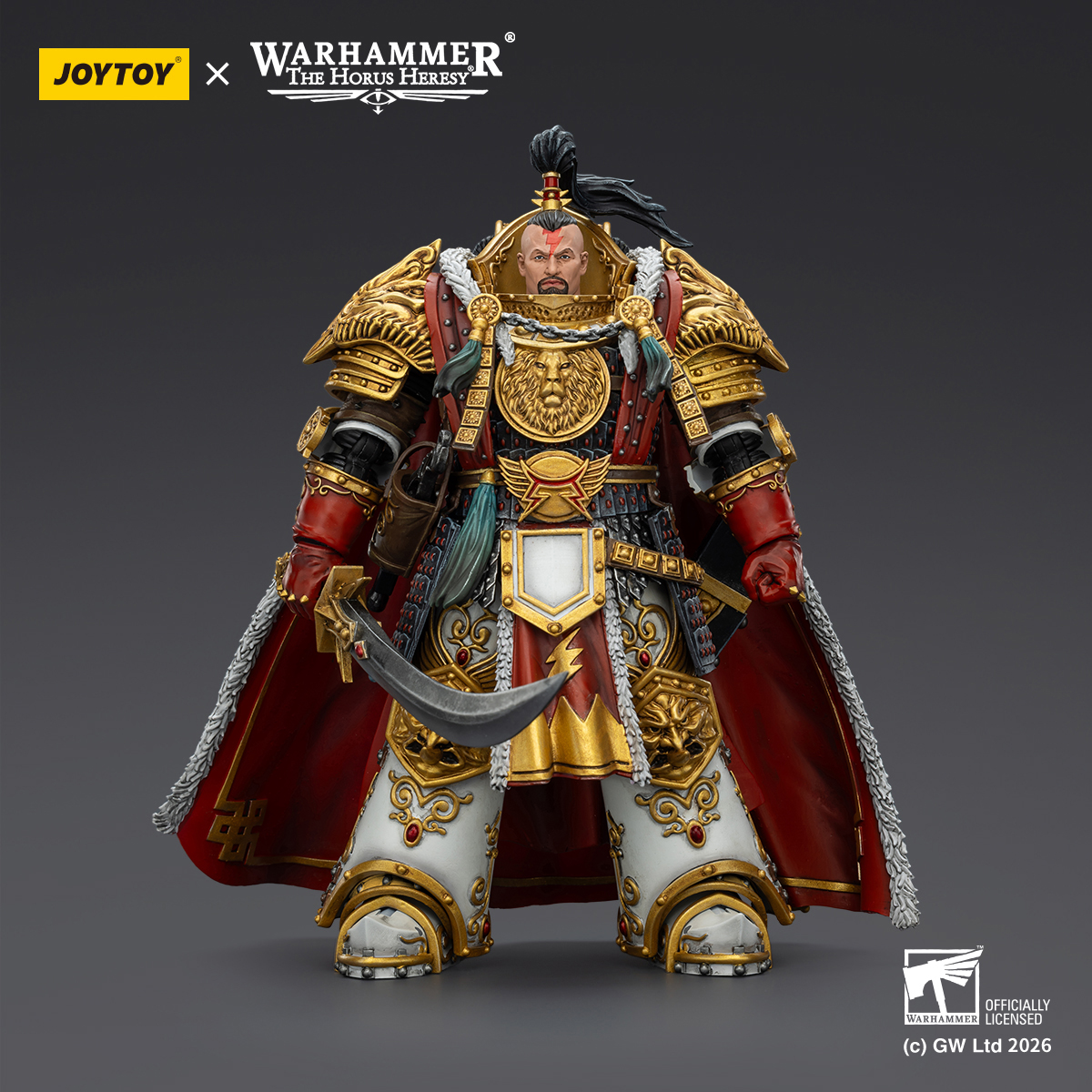 JOYTOY JT03363 Warhammer The Horus Heresy 1: 18 White Scars Jaghatai Khan Primarch of the Vth Legion - JOYTOY WORLD