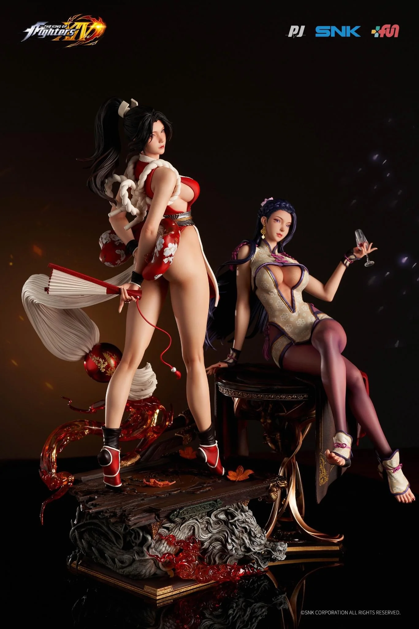King of Fighters - Mai Shiranui / Luong | 1:4 Resin Statue | von PIJI Studio