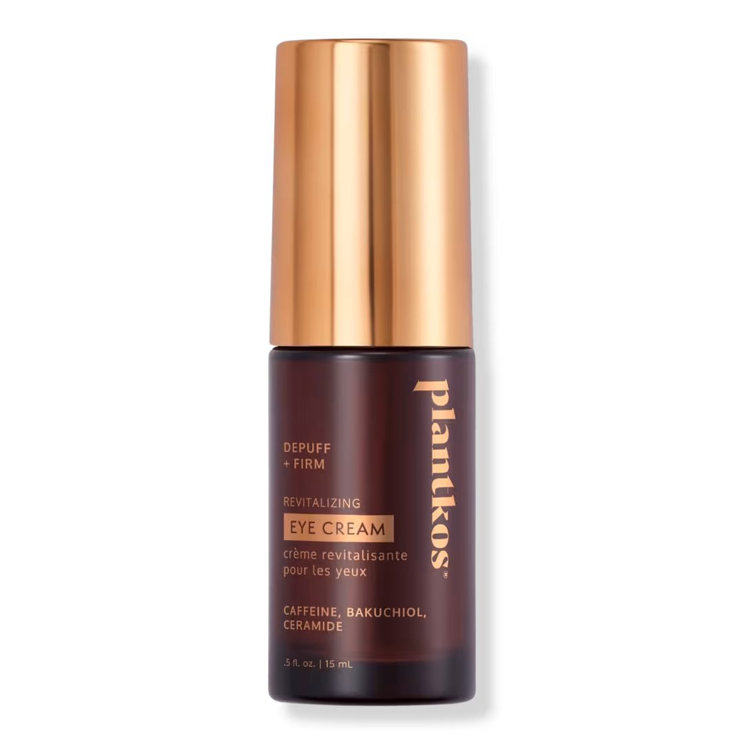 Plantkos  Revitalizing Eye Cream | Ceramide & Caffeine Depuffing Anti-Aging Eye Cream