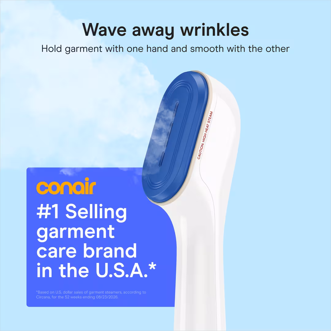 Conair Beauty  2-in-1 Clothes Steamer & Wand