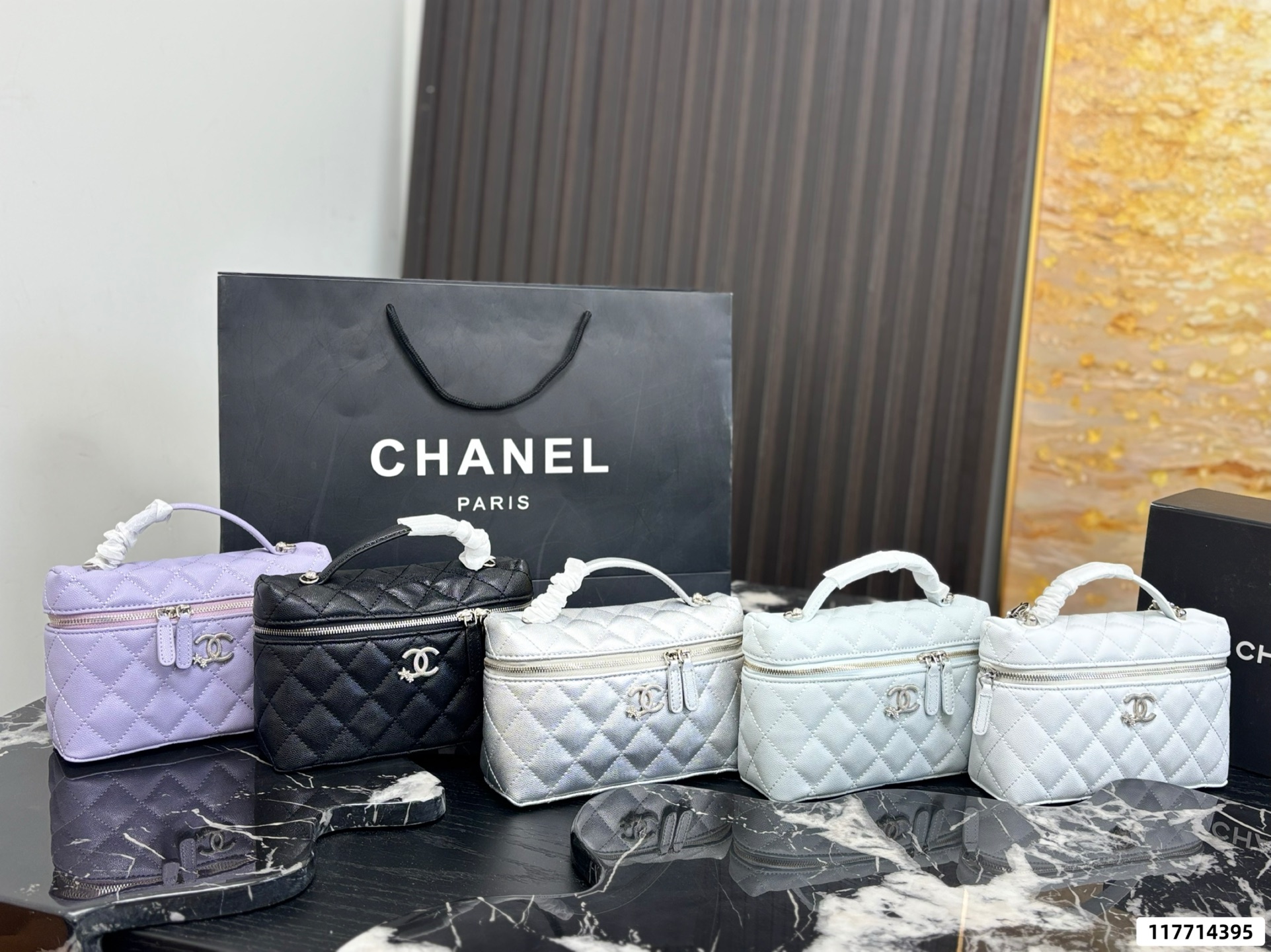 Chanel Vanity with chain Bag