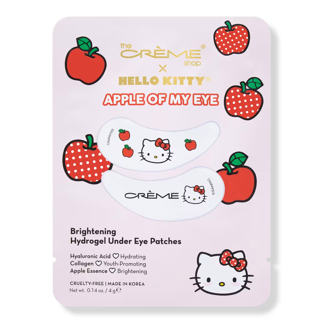 The Crème Shop  Hello Kitty Apple Of My Eye Brightening Hydrogel Under Eye Patches