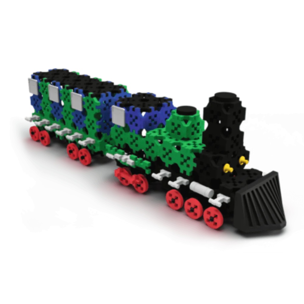 Zestaw Klocków Connect 2W1: Pociąg / Ciężarówka Z Przyczepą