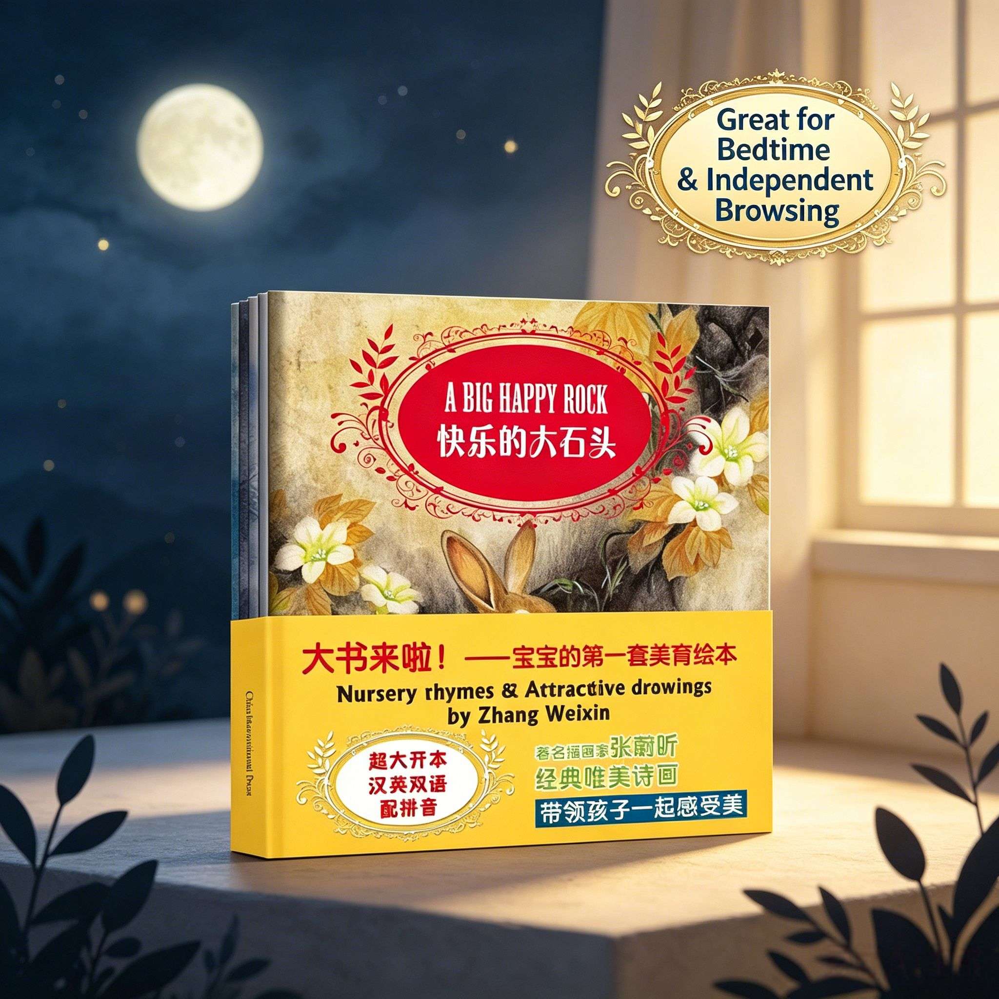 Zhang Weixin Children‘s Aesthetic Picture Book Series (Bilingual Chinese-English)