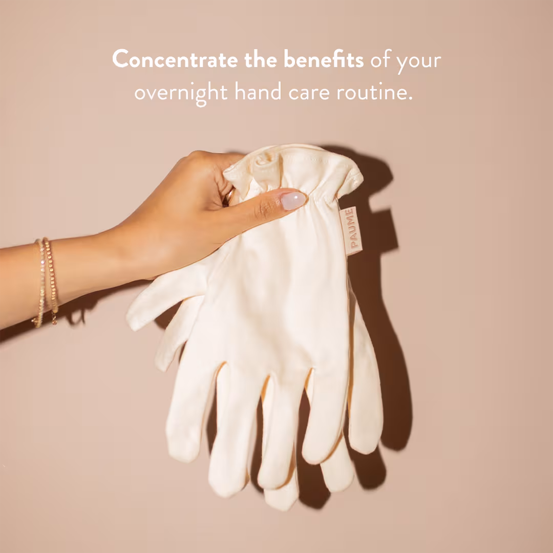 PAUME  Cotton Overnight Gloves