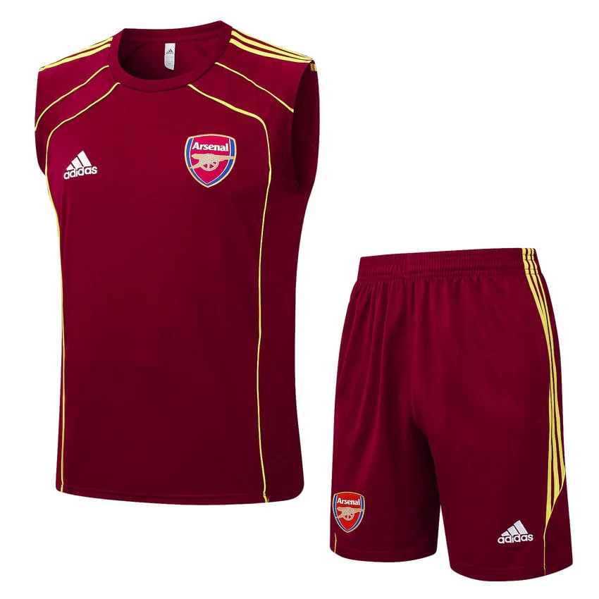 Arsenal Tank Top Shorts Men 2025 2026 Dark Red