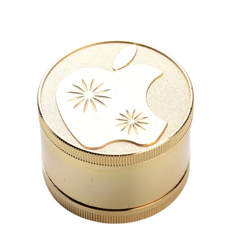 Apple Pattern Zinc Alloy Weed Grinder