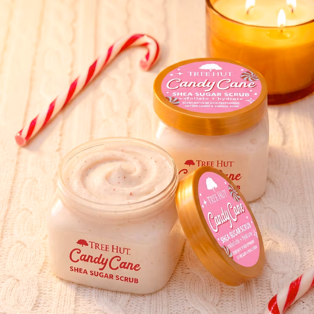 Tree Hut  Candy Cane Shea Sugar Scrub