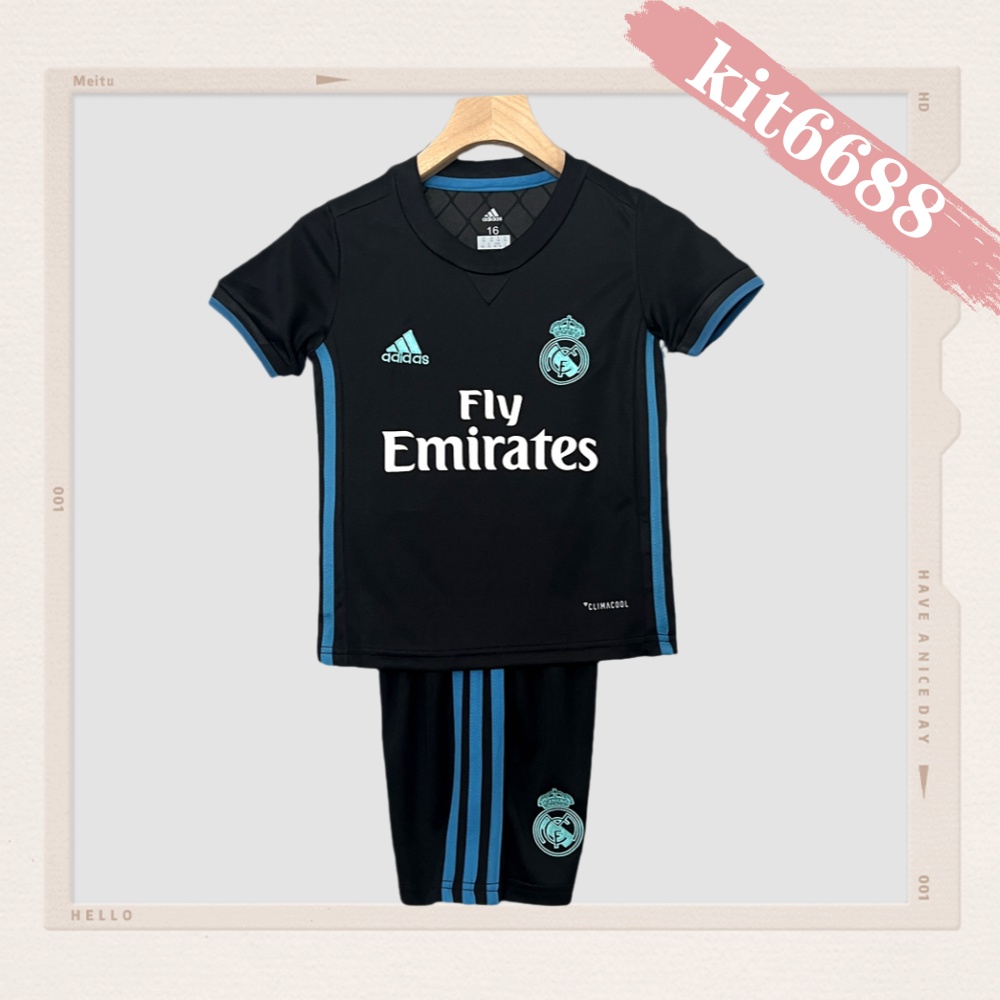 2017/2018 Real Madrid Away Retro Kids Set