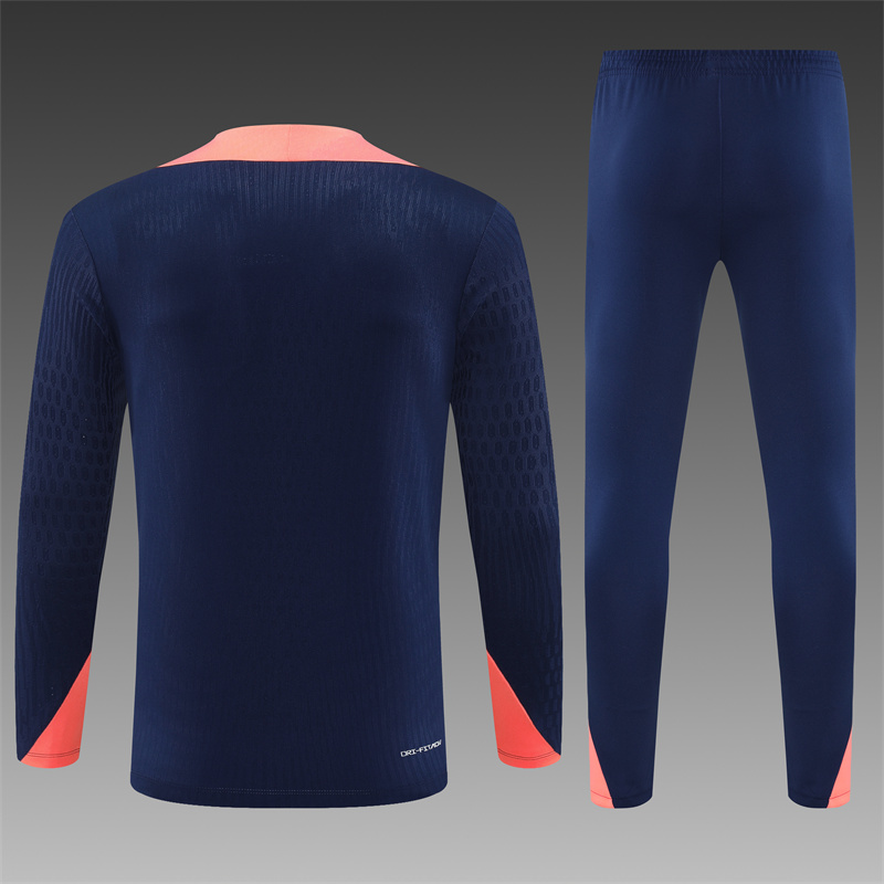 2024/2025 Barcelona Royal Blue Half Zip Tracksuit (Adult Kit)