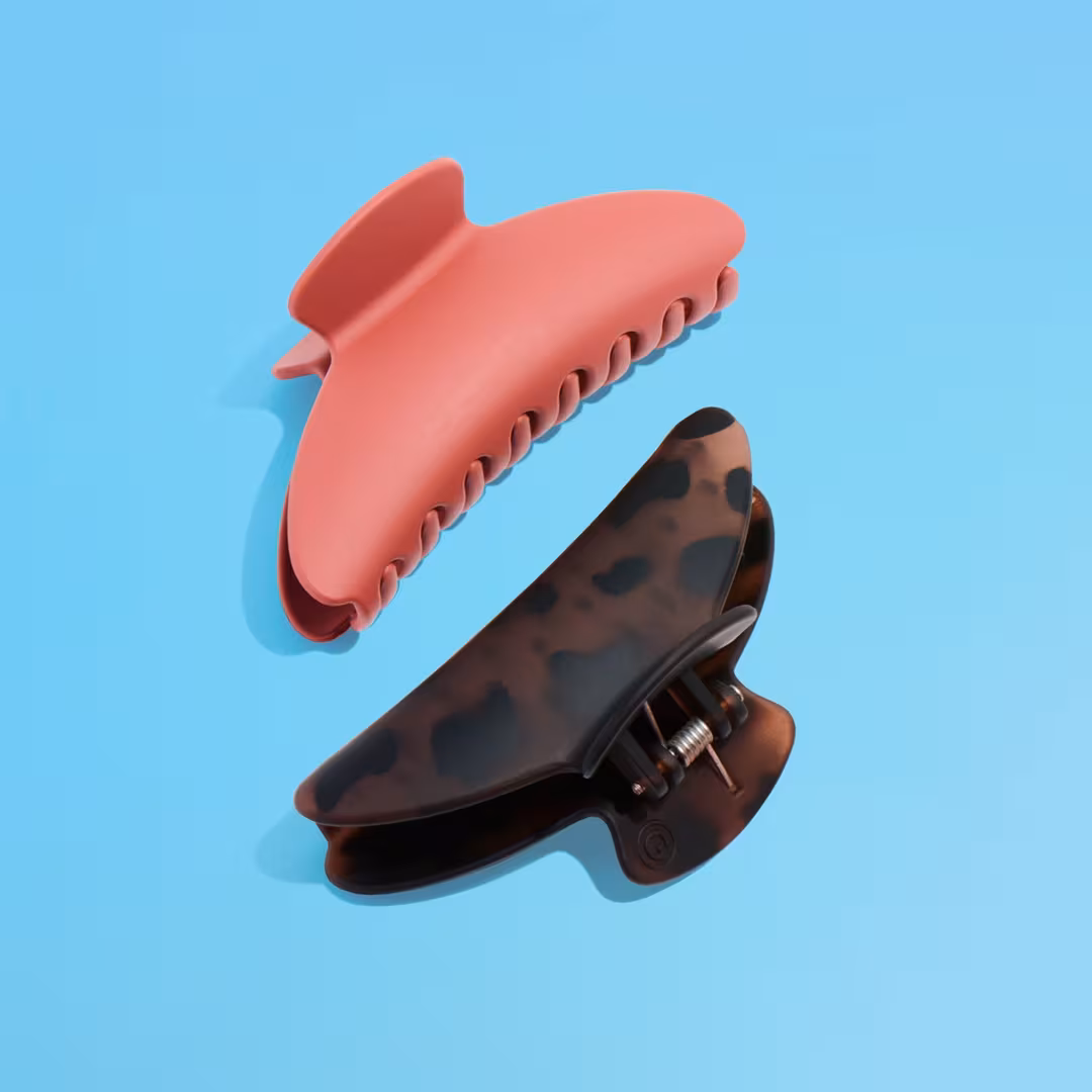 GIMME beauty  Fashion Claw Clip for Medium Hair 2 Pack