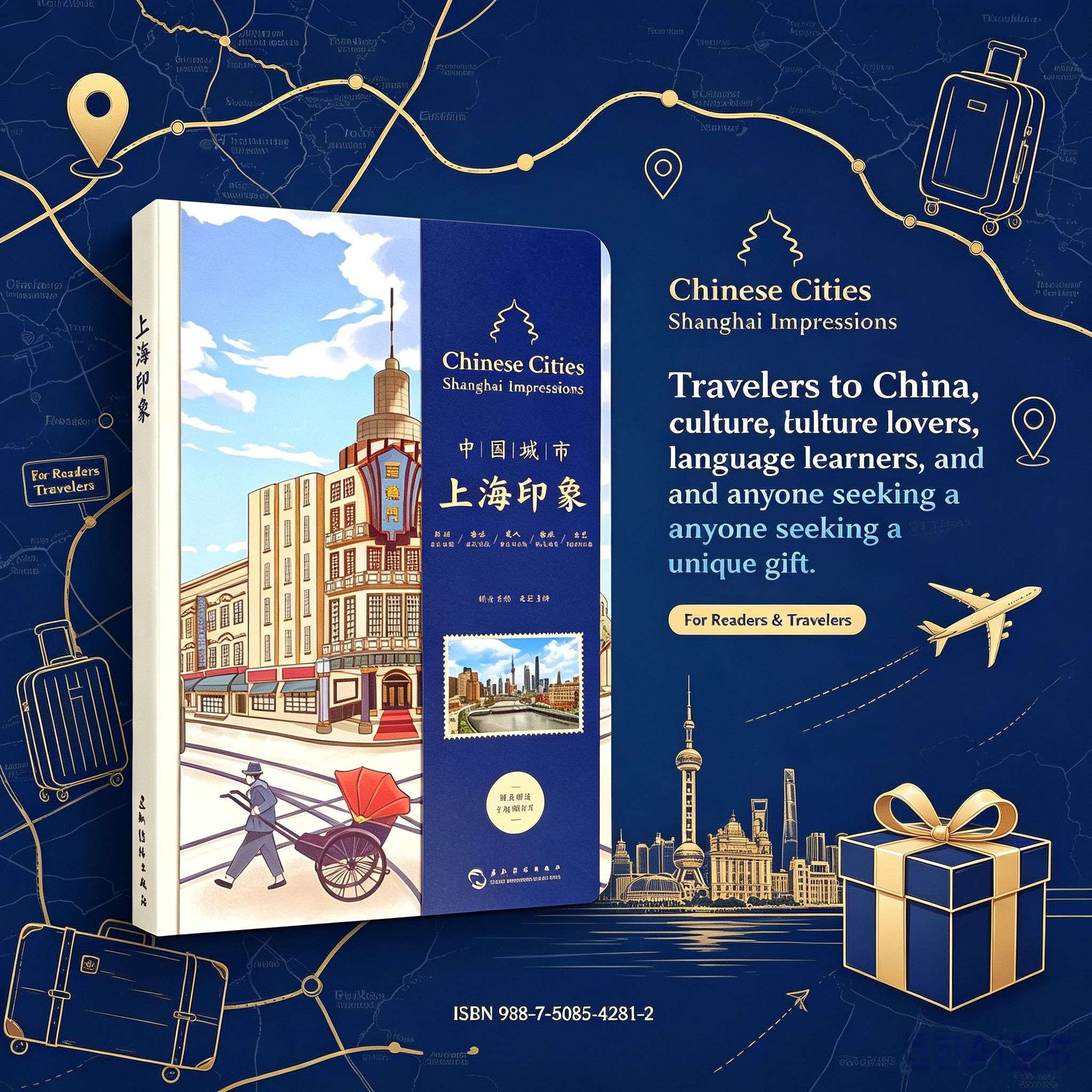 Shanghai Impressions: A Bilingual Travel Journal & Cultural Guide to China‘s Iconic City (Hardcover)