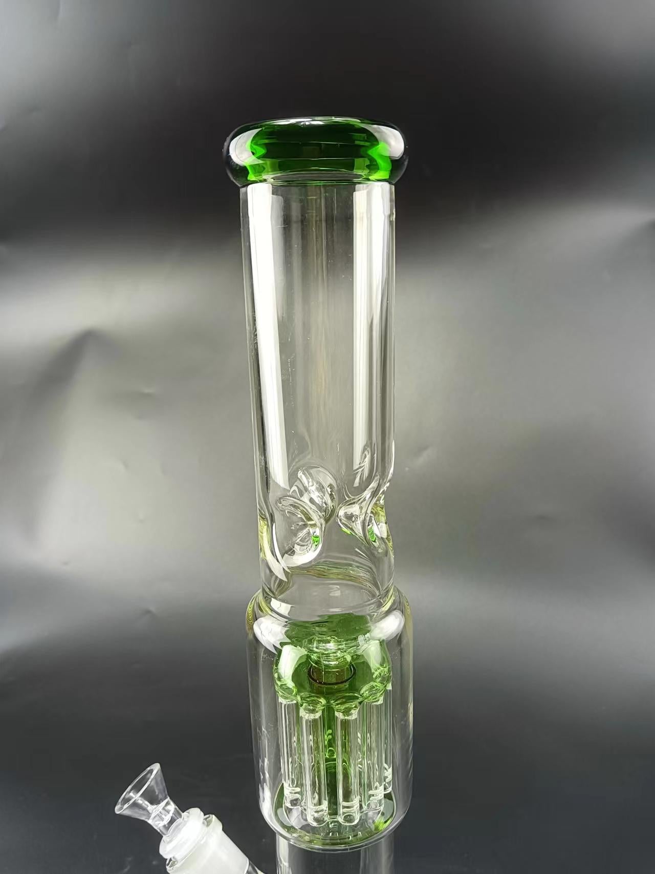 16 Green Tree Perc Glass Bong
