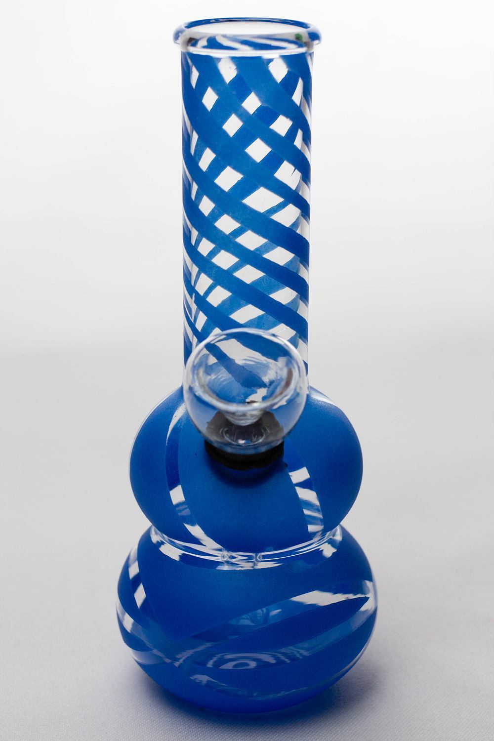 6 Double Beaker Glass Water Bong