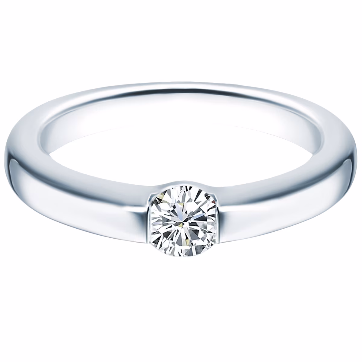 Ring Sterling Silber Zirkonia in Silber