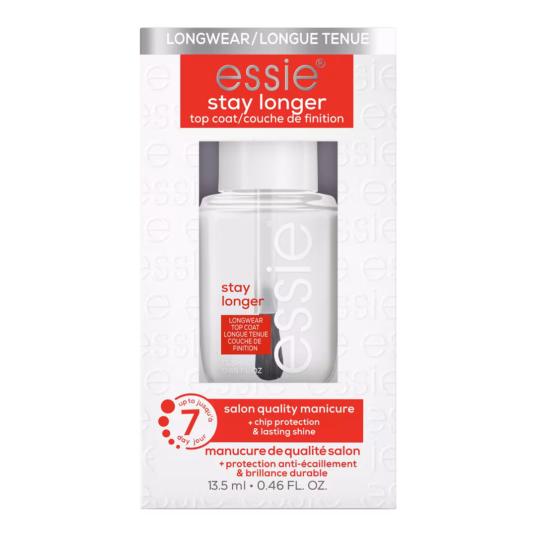 Essie  Stay Longer Top Coat, Chip Protector & Lasting Shine
