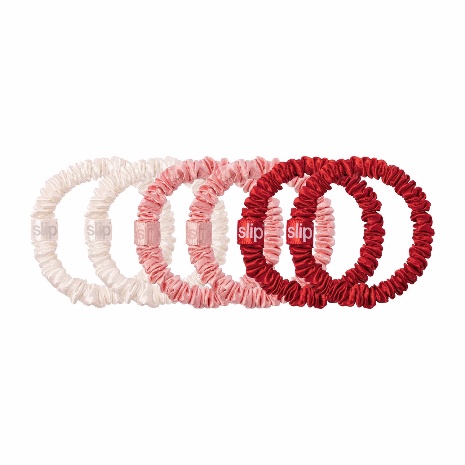 Schmale Scrunchies, Aus Reiner Seide - Sweetie