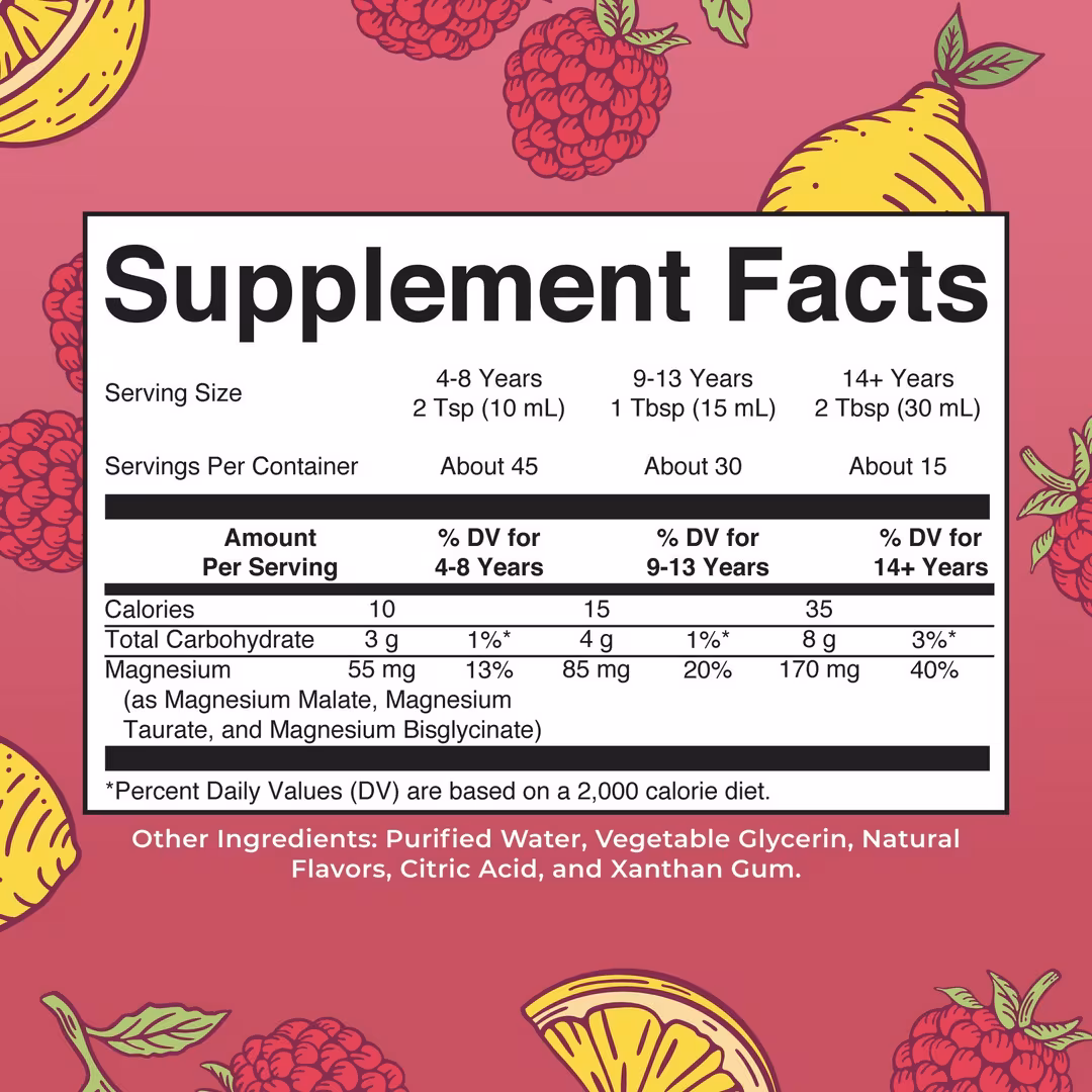 MaryRuth's  Liquid Magnesium Raspberry Lemonade