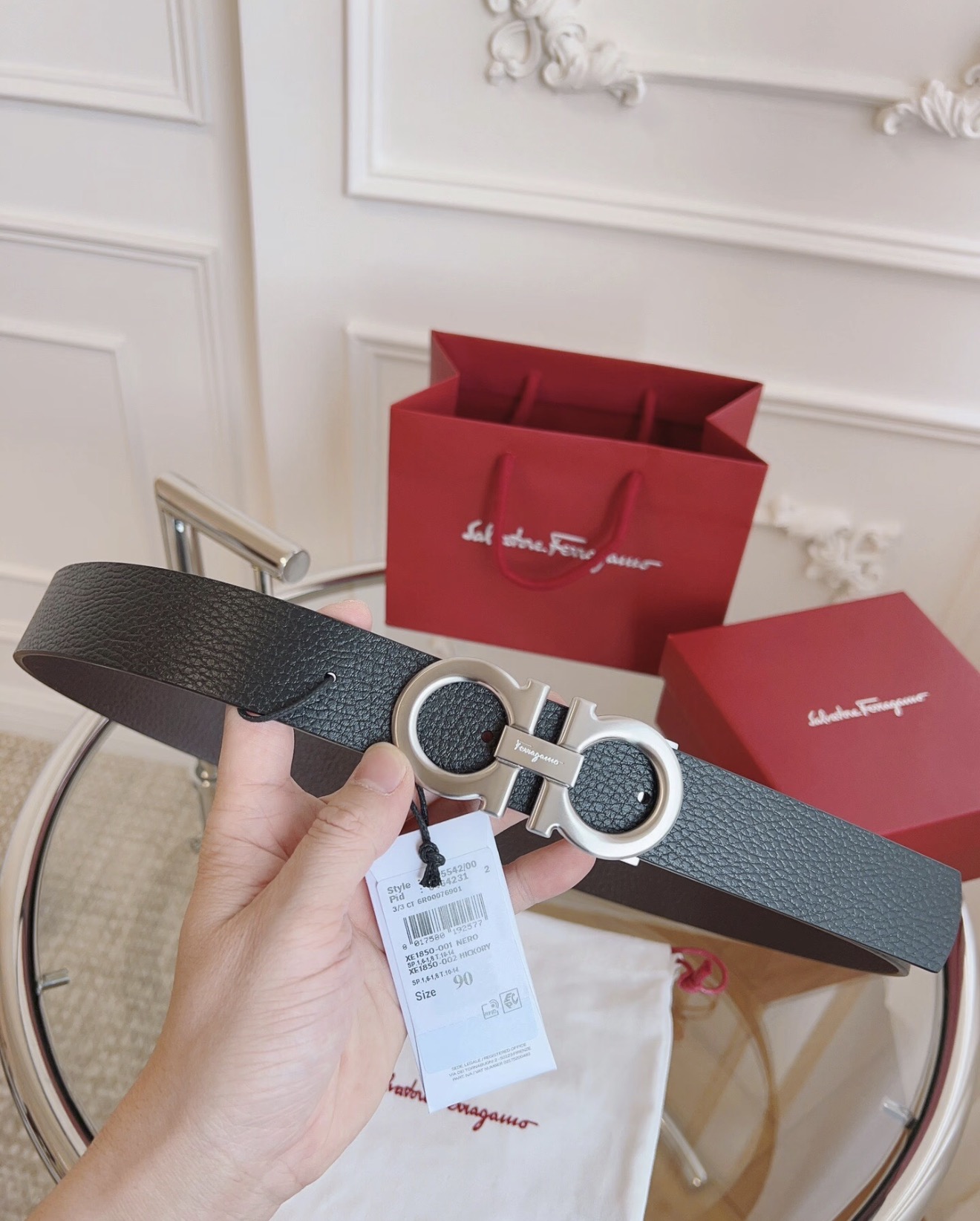 Ferragamo Belt-4CM - CCSHOES