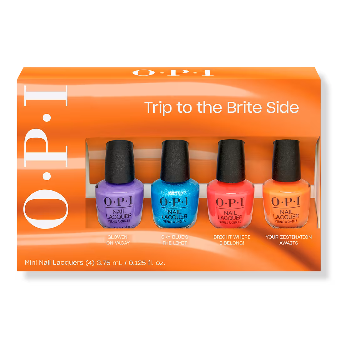 OPI  Trip to the Brite Side Mini Nail Polish 4 Piece Kit